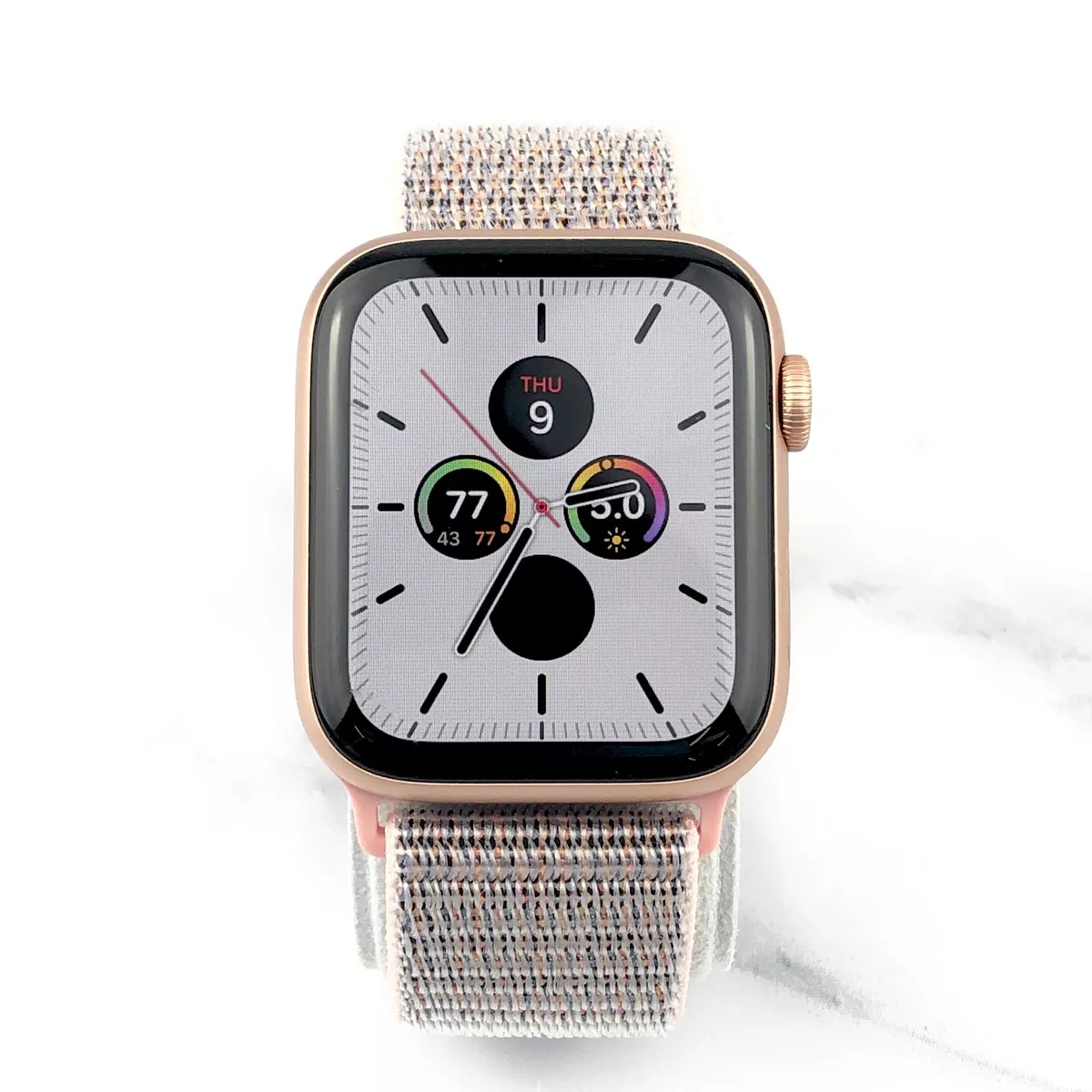 Apple Watch Series 6 Gold Aluminum 40mm with Pink Sand Nylon Loop
