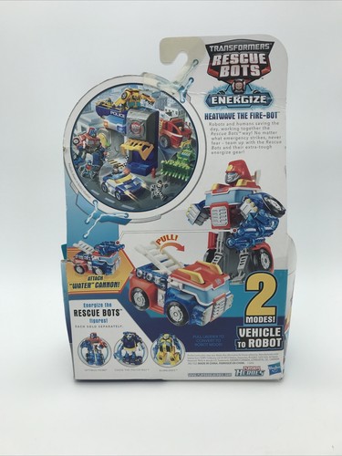 Playskool Heroes Transformers Energize Heatwave the Fire-Bot Figure **Box Wear** - Picture 2 of 8
