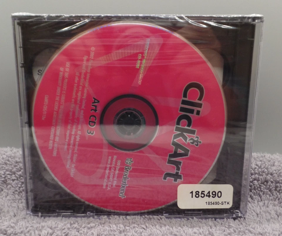 Click Art 750,000 PC CD ROM-Finest Digital Art is Just a Click Away-NEW UNOPENED - Image 2 of 3