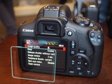 Crystal Clear Screen Protector for Canon EOS 2000D Digital Camera