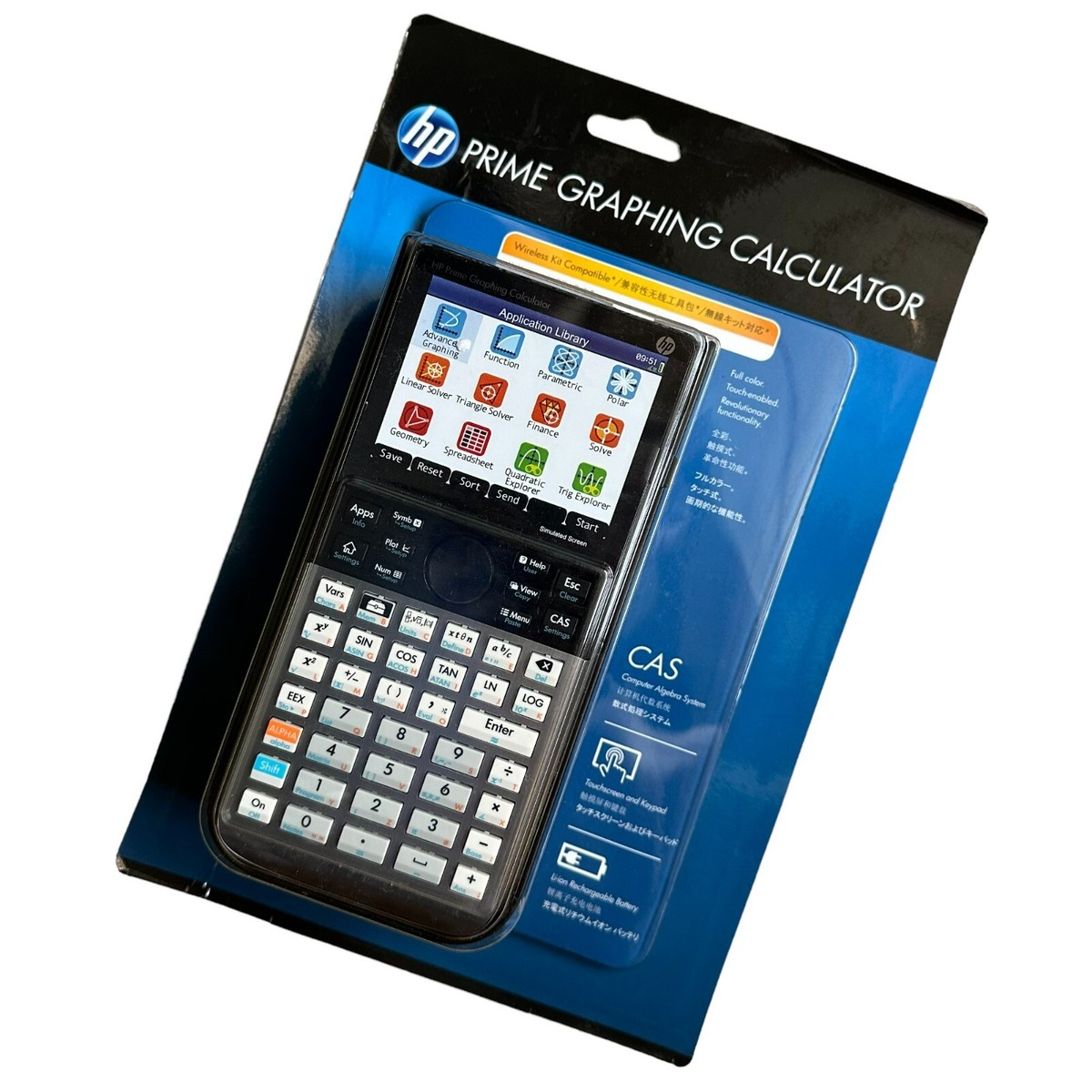 HP Prime Color Touch Screen Displaygraphing Calculator