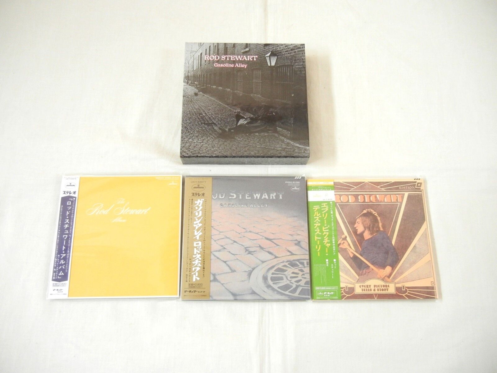 Rod Stewart JAPAN 3 titles Mini LP SHM-CD PROMO BOX SET