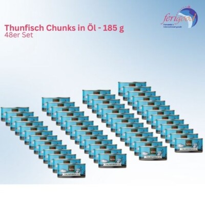 Adria Thunfisch Chunks in Öl, ATG 150 g - 48 x 185 g
