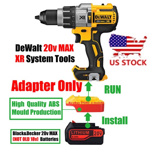 Decker 20v MAX Li-Ion Battery Convert 