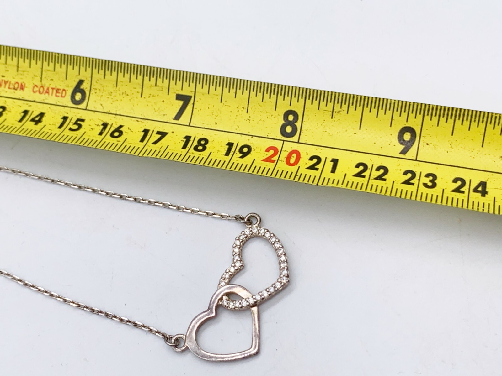 VINTAGE SOLID STERLING SILVER GEM SET ENTWINED LO… - image 7