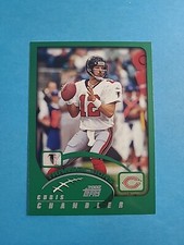 CHRIS CHANDLER 2002 TOPPS FOOTBALL CARD # 33 H9820