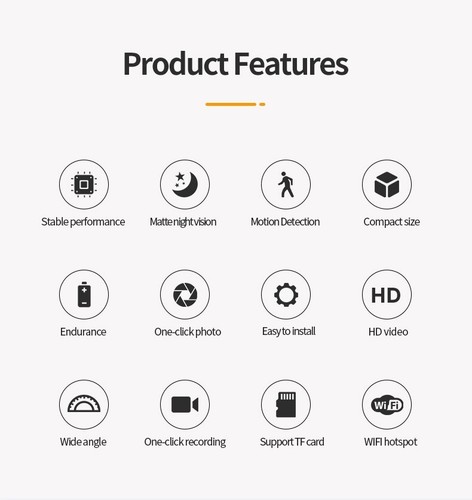 WiFi Camera with Audio & Video Recording – 1080p HD, Motion Detection - Picture 2 of 12