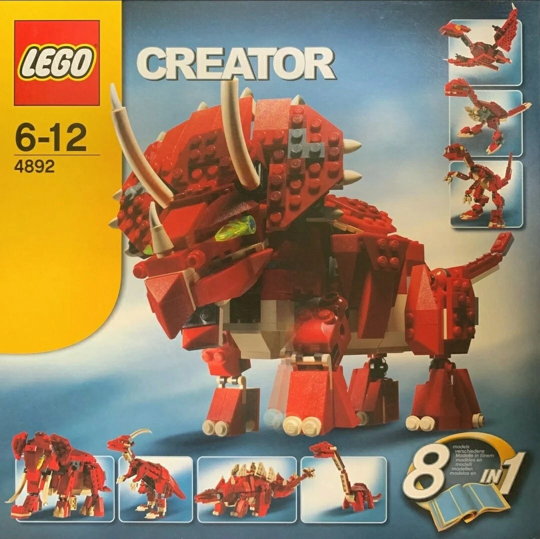 Konsekvent Trickle Sjældent LEGO Creator PREHISTORIC POWER #4892 - New Sealed Box! 380pc - Free US  Shipping! | eBay