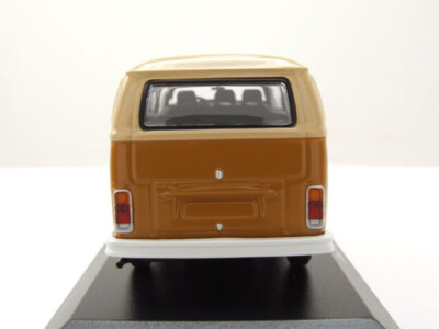 Miniature Volkswagen T2 1/87 Brekina Camper Beige 1972 Avec