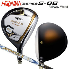 Honma BERES S-06 FairwayWood 5W RH 2star ARMRQ X 52 graphite Flex Stiff HC new