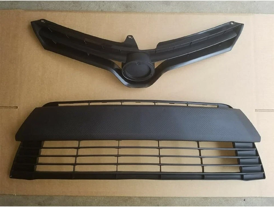 Parrilla delantera superior + inferior + faro antiniebla + arnés para Corolla CE LE 2014-2016 Foto 2 de 4