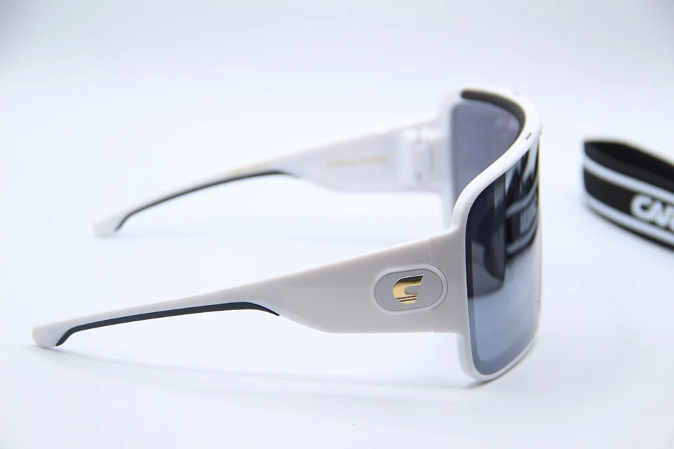 NEW CARRERA FLAGLAB 15 VK6T4 WHITE BLACK AUTHENTIC SUNGLASSES W/CASE 99-01 - Image 4 of 4