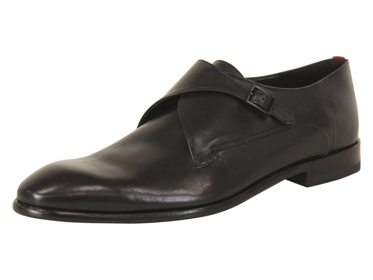 Stylish Hugo Boss Black Men\'s Loafers BOSS Lisbon Black Leather Loafers 50470998-001 – J&Z Couture main image 2