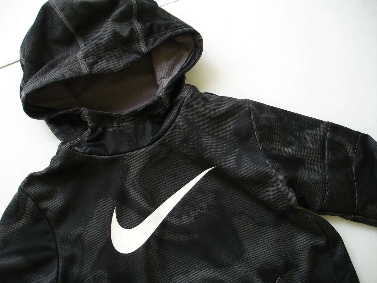 Boys nike shop hoodie black