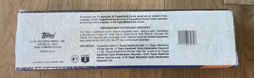 1993 Topps MLB Baseball Set completo Serie 1 e II Jeter sigillato in fabbrica oro RC? - Foto 2 di 3