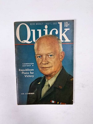 Quick News Weekly July 7 1952 General Dwight Eisenhower Plans for Victory