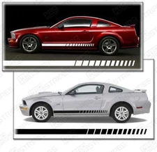 Ford Mustang Side Rocker Panel Strobe Stripes Decals 2015 2016 2017 Pro Motor