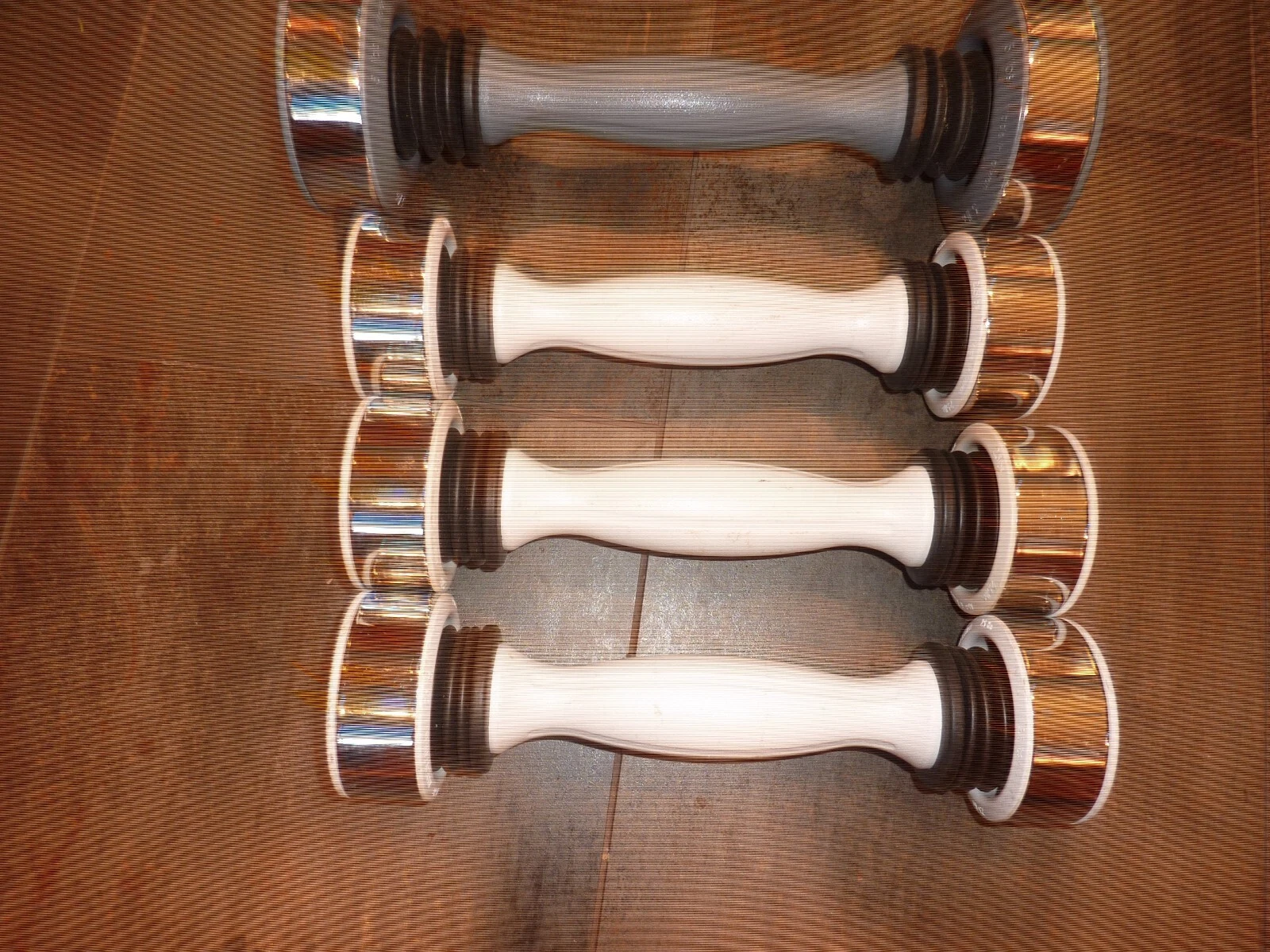 Shaker Weights Dumbbells LOT OF 4 2.1/2 Lb & 5 Lb Toning Shaping Strengthening