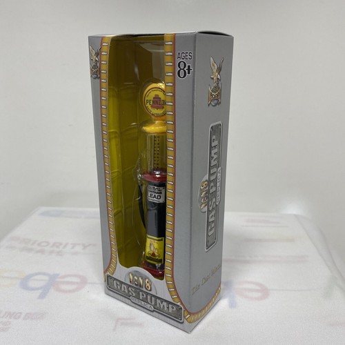 1:18 Pennzoil Gas Pump 5" Tall Road Signature Black Yellow 98600 New - Picture 6 of 8