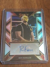 2023 WWE Select Rip Fowler Signature Selections Silver Prizm Auto