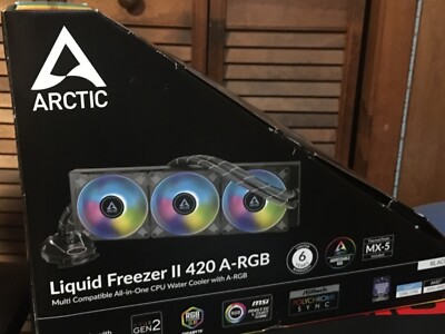 ARCTIC ACFRE00109A Liquid Freezer II 420 A-RGB All-In-One CPU Water Cooler