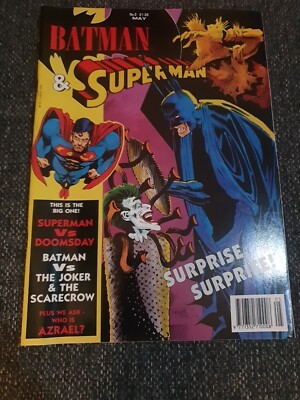 Batman & Superman  Surprise, Surprise) 3 May 1994 DC Comics Magazine Comic Book