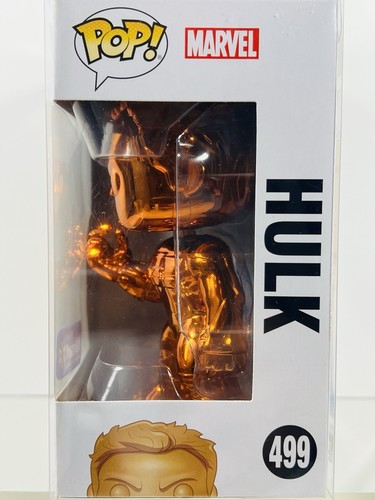 Funko Pop!: Avengers: Endgame - Orange Chrome Hulk #499 (esclusiva Walmart) - Foto 2 di 3