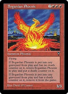Bogardan Phoenix X 1 Visions MTG Excellent bis Near Mint 4RCards - Bild 1 von 1