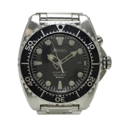 SEIKO Kinetic 5M62-0BL0 Divers 200m Men's Watch Black Dial SEIKO Kinetic 5M62-0BL0 Divers 200m Men's Watch Black Dial