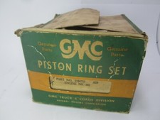 52-60 Gmc Military M135 M211 6-302 Piston Ring Set 020 Nos 2194752 Broken Set