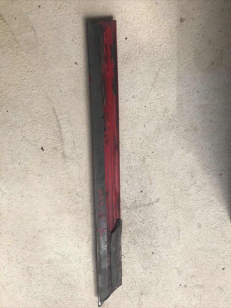 93-99 VW Golf 2 DR Left Rear Door Rub Strip Molding Red Stick On