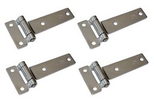 10 Locker Door Hinge Stainless Steel L150 X W30mm Horseboxes Trailer Trucks Boat
