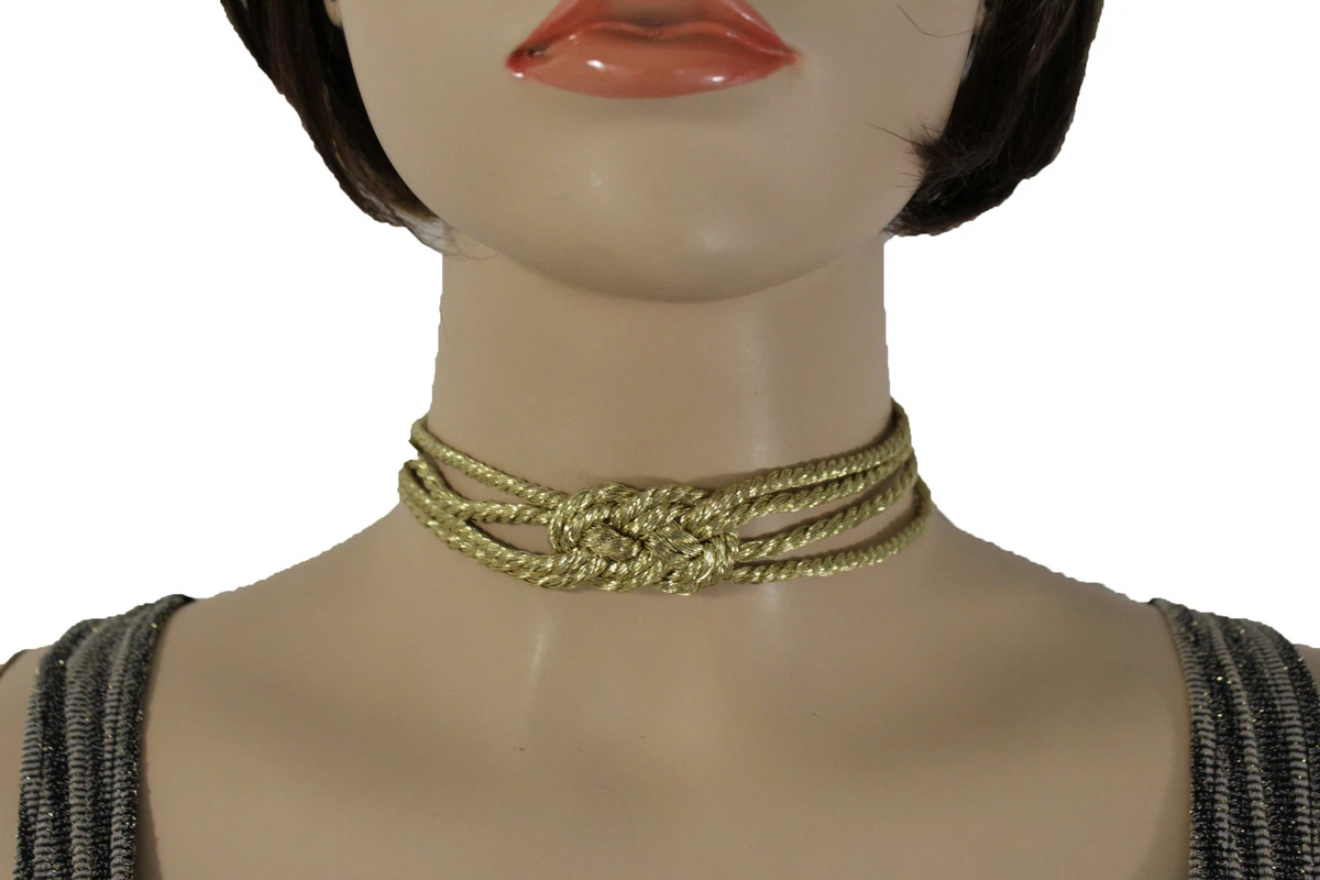 Infinity choker on sale necklace gold