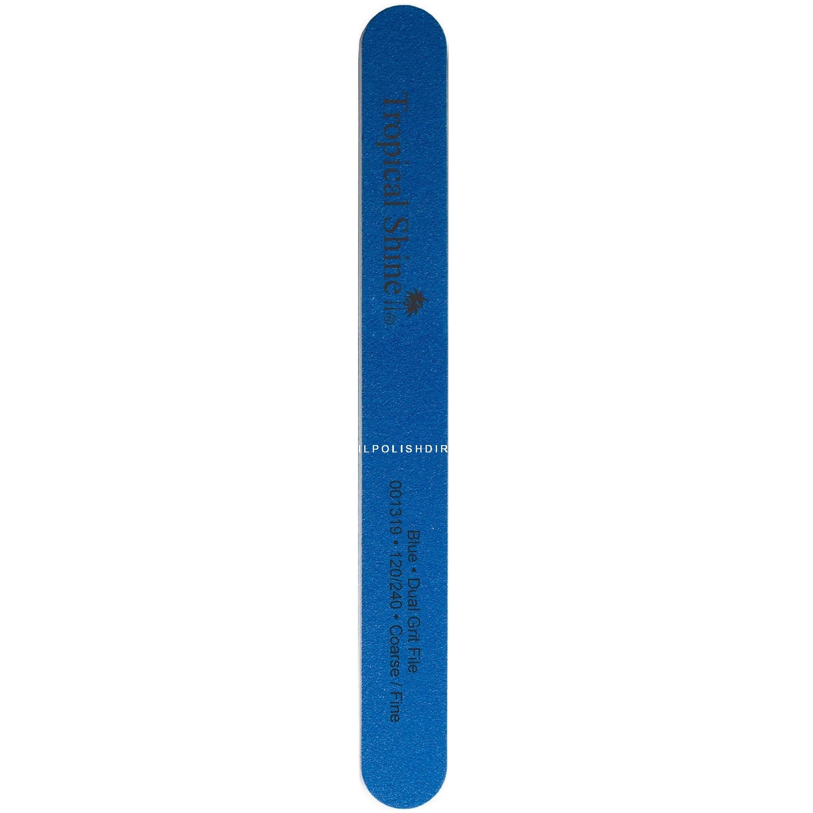 Tropical Shine Dual Grit Coarse/Fine Nail File - Blue - 120/240 Grit