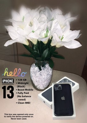 Apple iPhone 13 128GB Midnight *NEW*   ︎    ︎       ︎   