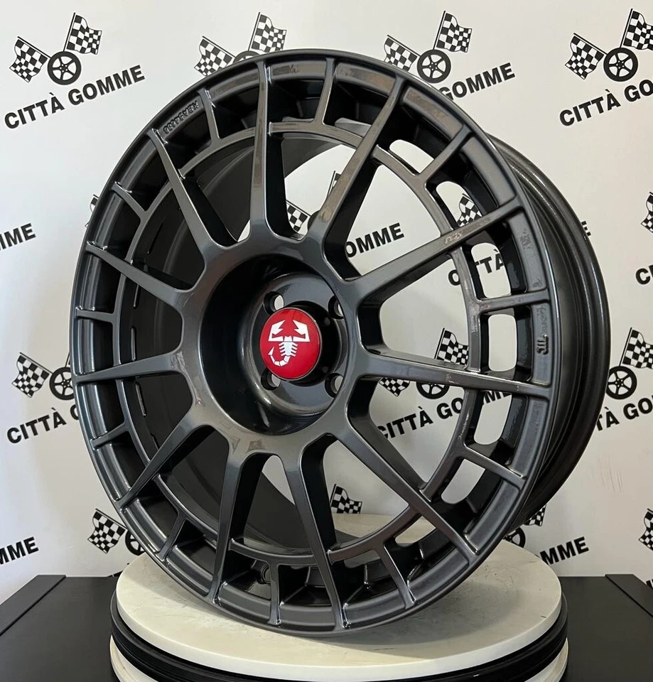 4 Cerchi in lega Abarth 500 da 17" NUOVI OFFERTA 595 ABARTH ANTRACITE CAMPIONE - Imagen 3 de 4