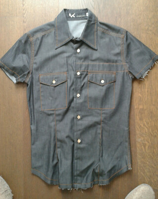 Andrew McKenzie/Gabana, Kurzarmhemd, Shirt, Gr. IT46, Small, wie Neu