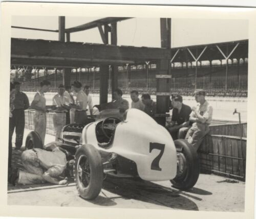 1940 Indy 500 Mauri Rose Elgin Piston Pin Special Race Car Original 4x5 Photo  - Picture 1 of 1