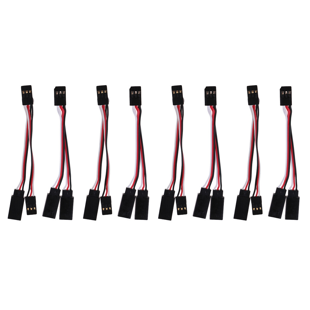 5 Stück JR Y-Verbinder Servo Verlängerungskabel – 1 Stecker Auf 3 Buchsen, 20 Cm, Für RC-Modelle