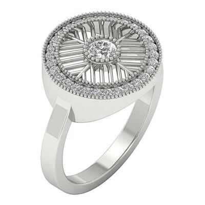 Round Cut Diamond I1 G Ct Solitaire Engagement Ring Two-Tone Gold  Appraisal