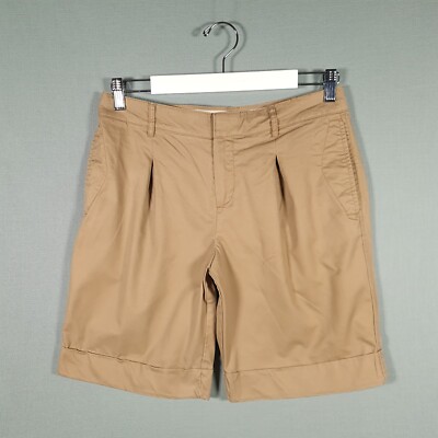 MANGO Shorts Mens 38 Brown New Basic Style Regular Fit Bermuda