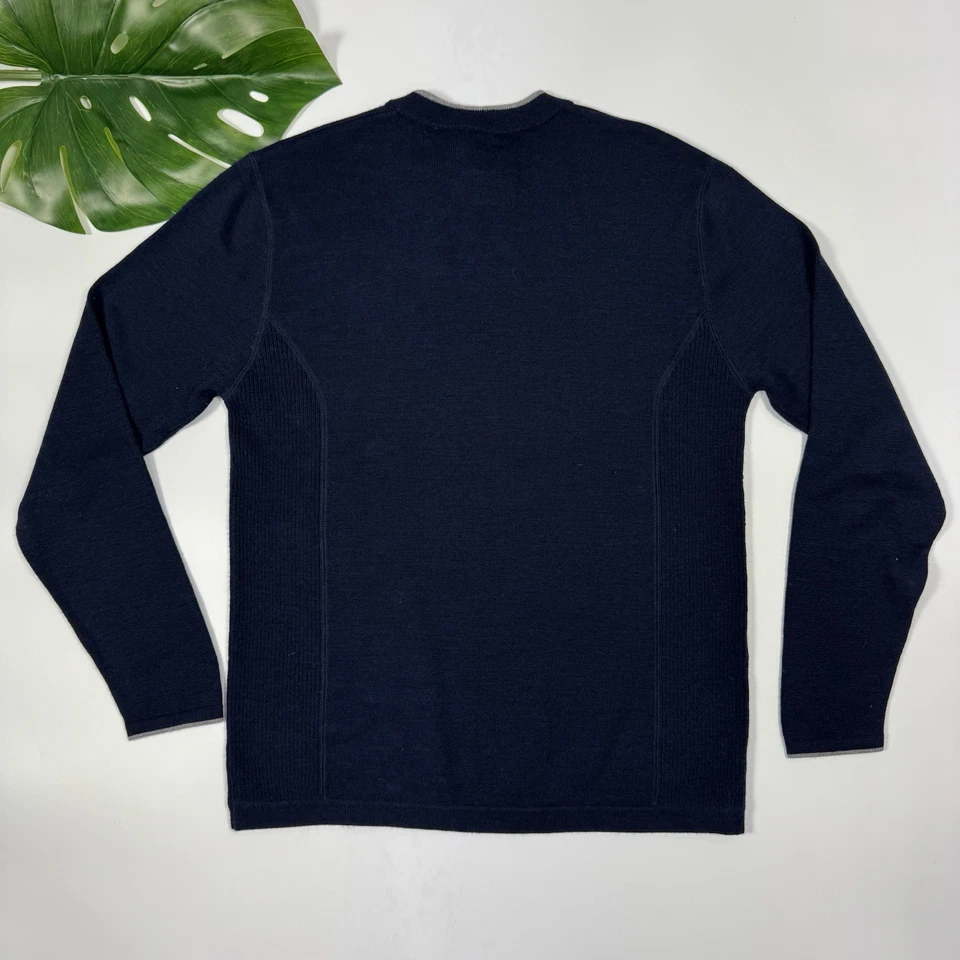 Pendleton NWT Mens S 100% Merino Wool Blue Color Crewneck Sweater - Image 2 of 4