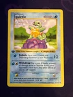 Pokémon TCG Squirtle 63/102 Base Set Shadowless Regular 1st Edition WOTC 1999