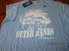 NWT Outer Banks MENS SZ LG Relaxed Fit Graphic T Shirt, Bronco Blue Tee FORD