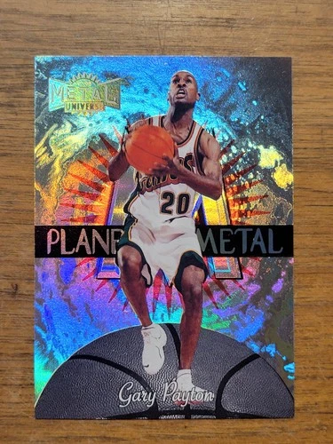 1997-98 Metal Universe Gary Payton Planet Metal #15