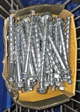 45 Total DeWALT PFM1411480 Concrete Anchor Screw-Bolt+ Steel Zinc Plated New