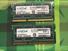 Crucial 16GB 2x8GB DDR3L 1600MHz 204-Pin Sodimm memory LAPTOP RAM PC3L-12800