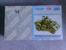 Accurate Armour K064 Staghound Mk-1 WW2 Auto blindata con 6 equipaggi in scala 1:35.