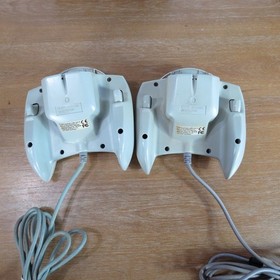 SEGA Dreamcast Console Bundle OEM Controllers VMUs Memory Cords - Tested WORKING