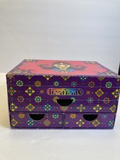 Vintage Lisa Frank Genie Girl Hippie Girl Jewelry Stationery Storage Box
